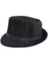 BookMyCostume Black Western Cowboy & Ballroom Style Hat | Fancy Dress Accessory for Dance, Stage Shows & Theme Parties For Adults